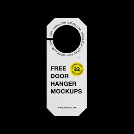 Paper Door Hanger Free